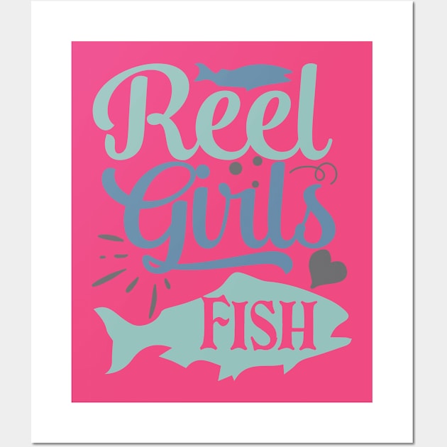 Reel Girls Fish Wall Art by labatchino